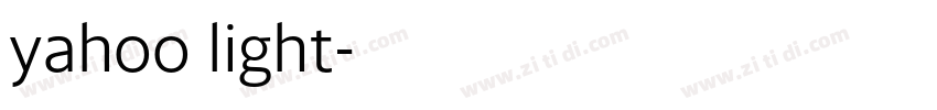 yahoo light字体转换 yahoo light字体转换
